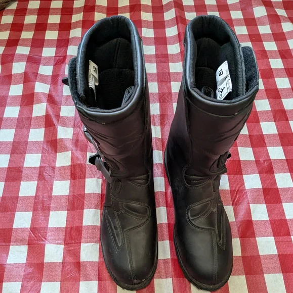 Alpinestars Men's Black Scout Motorcycle Boots Size 13 - Picture 10 of 10